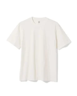 heren T-shirt Elias relaxed fit gebroken wit