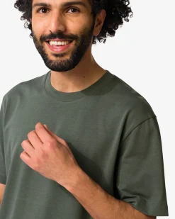 heren T-shirt Elias relaxed fit grijs