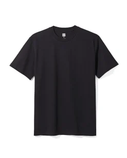 heren T-shirt Elias relaxed fit zwart
