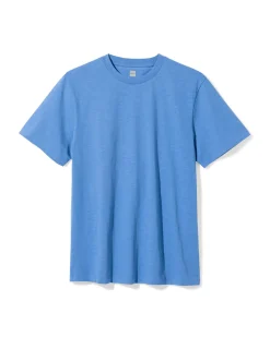 heren T-shirt Jaap slub lichtblauw