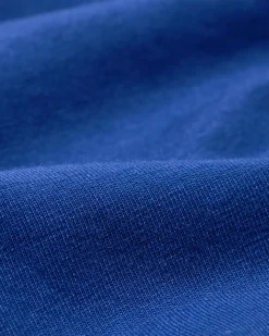 heren T-shirt regular fit felblauw