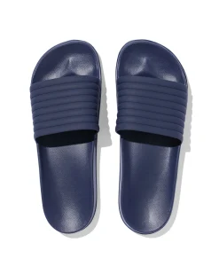 herenbadslippers blauw