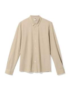 herenoverhemd Billy piqué beige