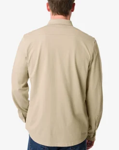 herenoverhemd Billy piqué beige