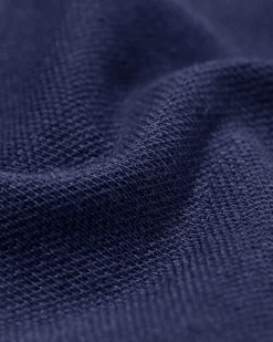 herenoverhemd Billy pique donkerblauw