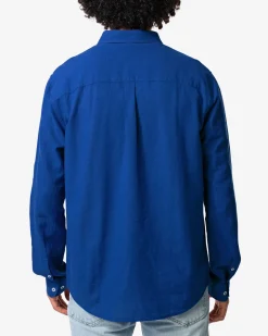 herenoverhemd Louis felblauw