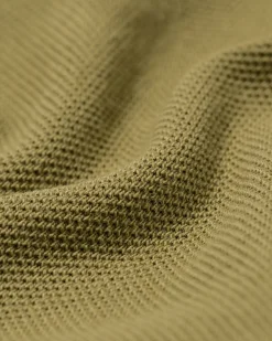 herenpolo Denton regular fit piqué middengroen