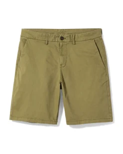 herenshort Charly regular fit chino middengroen