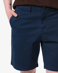 herenshort Charly regular fit chino donkerblauw