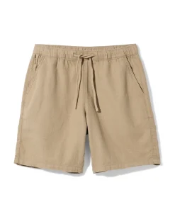 herenshort Wes regular fit beige