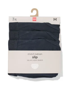 herenslips - 3 stuks blauw