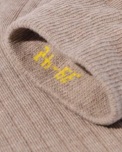 herensokken melange - 5 paar beige