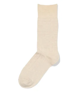 herensokken ruiten beige