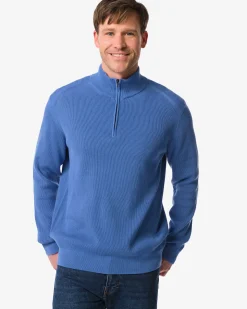 herentrui Kick rib middenblauw