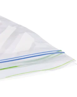 hersluitbare zakjes 3L drukstrips en standbodem - 15 stuks
