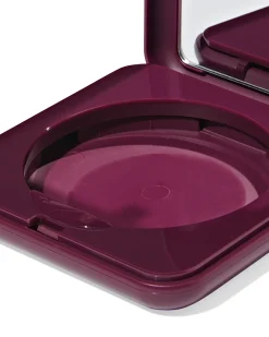 hervulbaar poederdoosje voor mattifying of bronzer poeder donkerrood