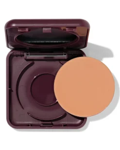 hervulbaar poederdoosje voor mattifying of bronzer poeder donkerrood
