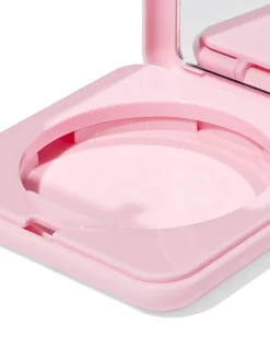 hervulbaar poederdoosje voor mattifying of bronzer poeder lichtroze