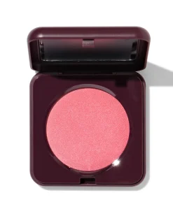hervulbaar poederdoosje voor blush of highlighter donkerrood
