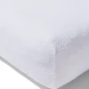 hoeslaken 160x200cm badstof wit
