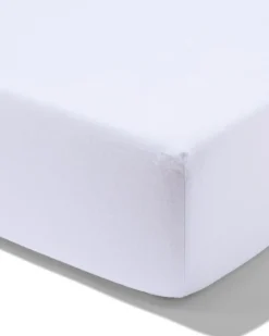 hoeslaken 90x200cm flanel wit