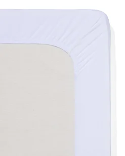 hoeslaken 160x220cm hotel katoen percal wit