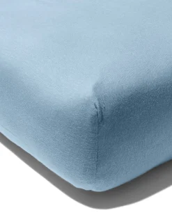 hoeslaken 70x150cm jersey blauw
