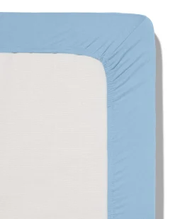 hoeslaken 70x150cm jersey blauw