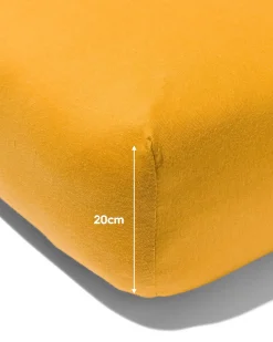 hoeslaken 70x150cm jersey geel