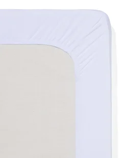hoeslaken 180x220cm jersey wit