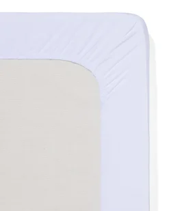 hoeslaken 180x200cm jersey wit