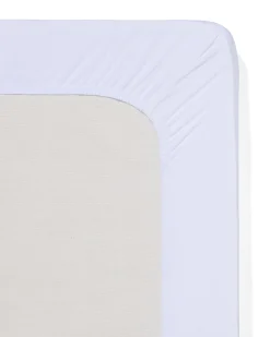 hoeslaken 90x220cm jersey wit