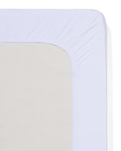 hoeslaken 140x200cm jersey wit