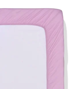 hoeslaken 80x200cm zacht katoen lila