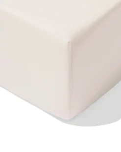 hoeslaken 140x200cm zacht katoen beige