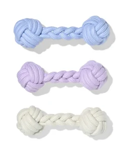 hondenspeeltje 17cm touw met knopen
