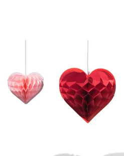 honeycombs hart 25cm - 2 stuks