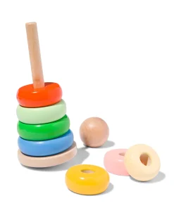 houten cilinder stapeltoren 20 cm