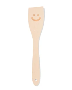 houten spatel gezichtje