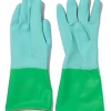 huishoudhandschoenen latex blauw L (8-8.5)