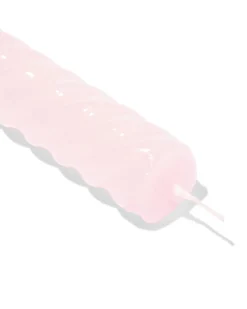 huishoudkaars ⌀2.2x24.5cm gedraaid roze