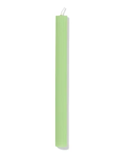 huishoudkaars ⌀2.2x24cm ribbel lichtgroen
