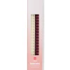 huishoudkaarsen ⌀2.2x25cm ribbel donkerrood - 2 stuks