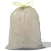 huisvuilzakken met trekband 30L - gerecycled plastic - 25 stuks