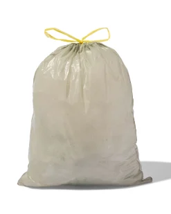 huisvuilzakken met trekband 30L - gerecycled plastic - 25 stuks