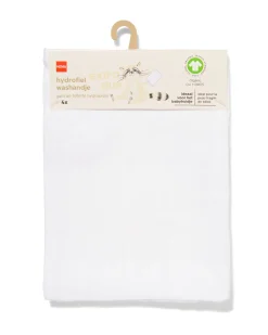 hydrofiel washandjes - 4 stuks