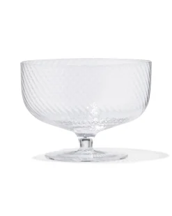 ijscoupe Bergen glas twist reliëf