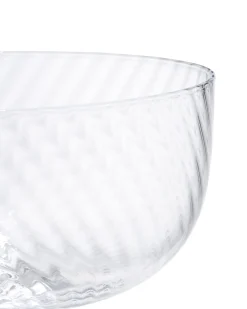 ijscoupe Bergen glas twist reliëf