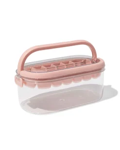 ijsklontenmaker 9.6x22x11cm roze