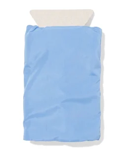 ijskrabber met handschoen blauw